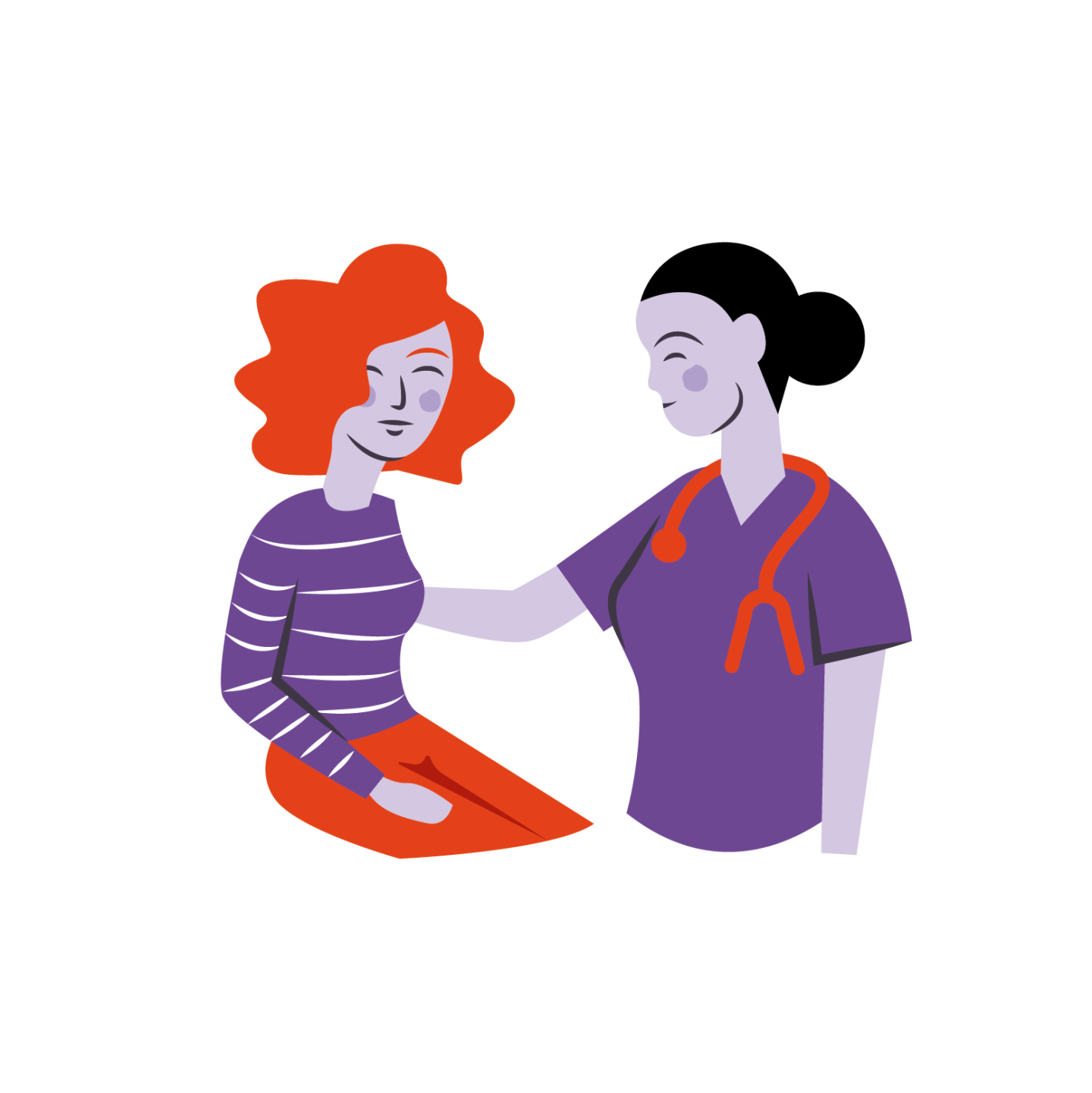 Patient icon on white